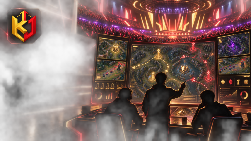 Analis KangJago membaca tempo dan objektif pertandingan esports